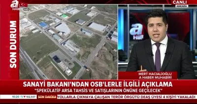 Bakan Varank’tan OSB yatırımcılarına müjde!