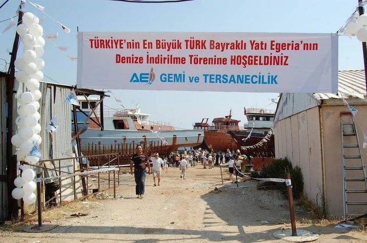 En büyük Türk yatı suya indirildi