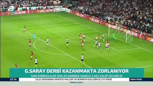 Galatasaray derbi kazanmakta zorlanıyor