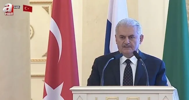 Başbakan Binali Yıldırım, Türk-Tatar İş Forumu’nda konuştu
