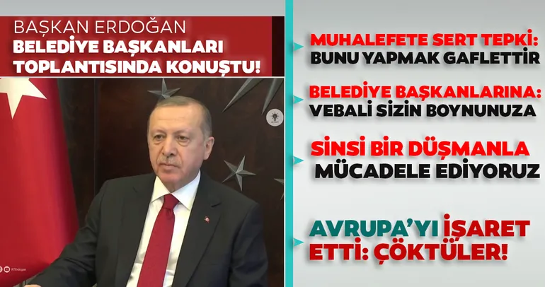 Başkan Recep Tayyip Erdoğan'dan corona virüsü önlemleri ile ilgili flaş açıklamalar!