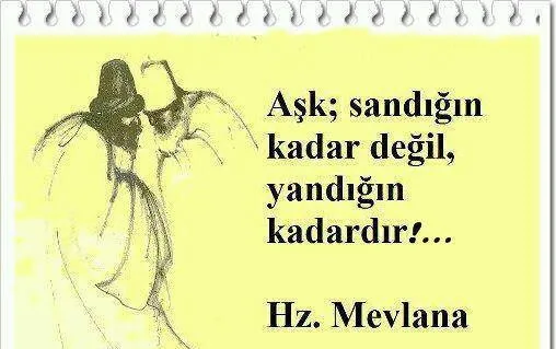 Resimli Mevlana Sözleri - En Güzel Hz. Mevlana Sözleri ve Öğütleri