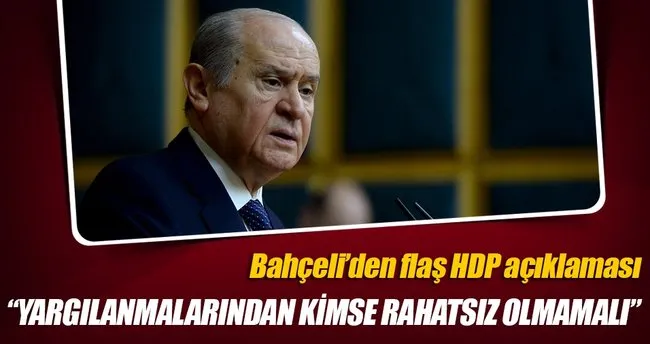 HDP’lilerin yargı önüne çıkarılmaları doğru ve meşru bir karardır