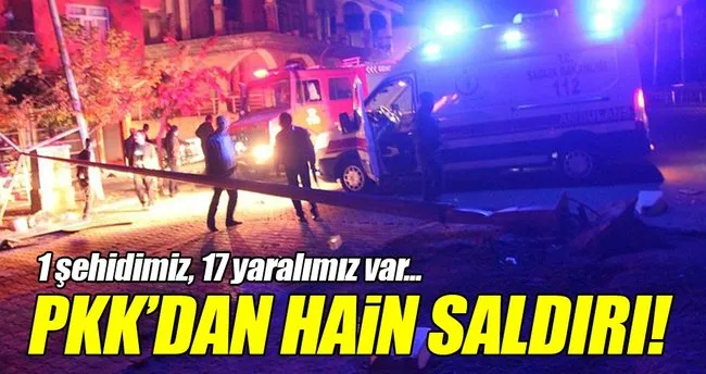 Bingöl’de PKK’dan hain saldırı!