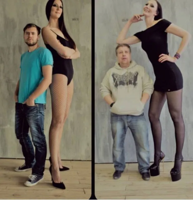 Rusya’nın en uzun boylu kadını Ekaterina Lisina