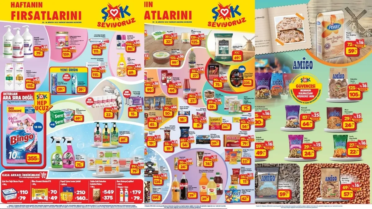 Şok'ta Bu Hafta Tereyağından Dondurmaya Süper İndirimler! (20-26 Ağustos 2025)