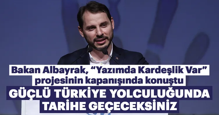 Berat Albayrak: Bize yorgunluk, uyku yok