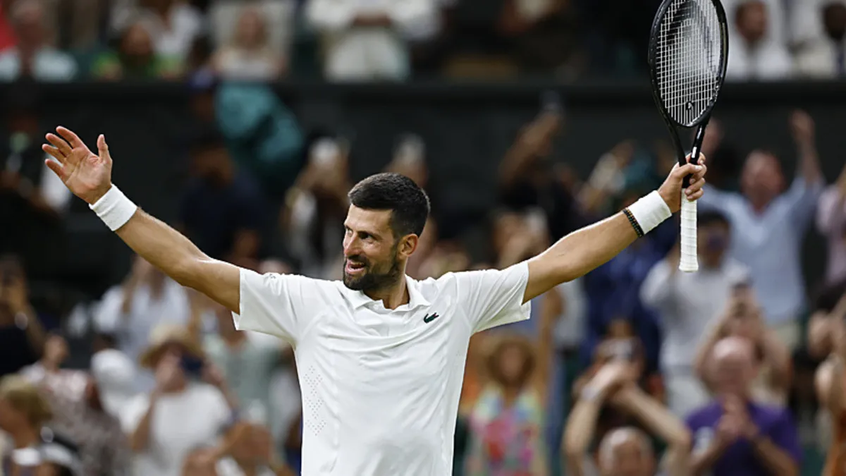 Novak Djokovic, Wimbledon’da yarı finalde! Novak Djokovic, Wimbledon’da yarı finalde!