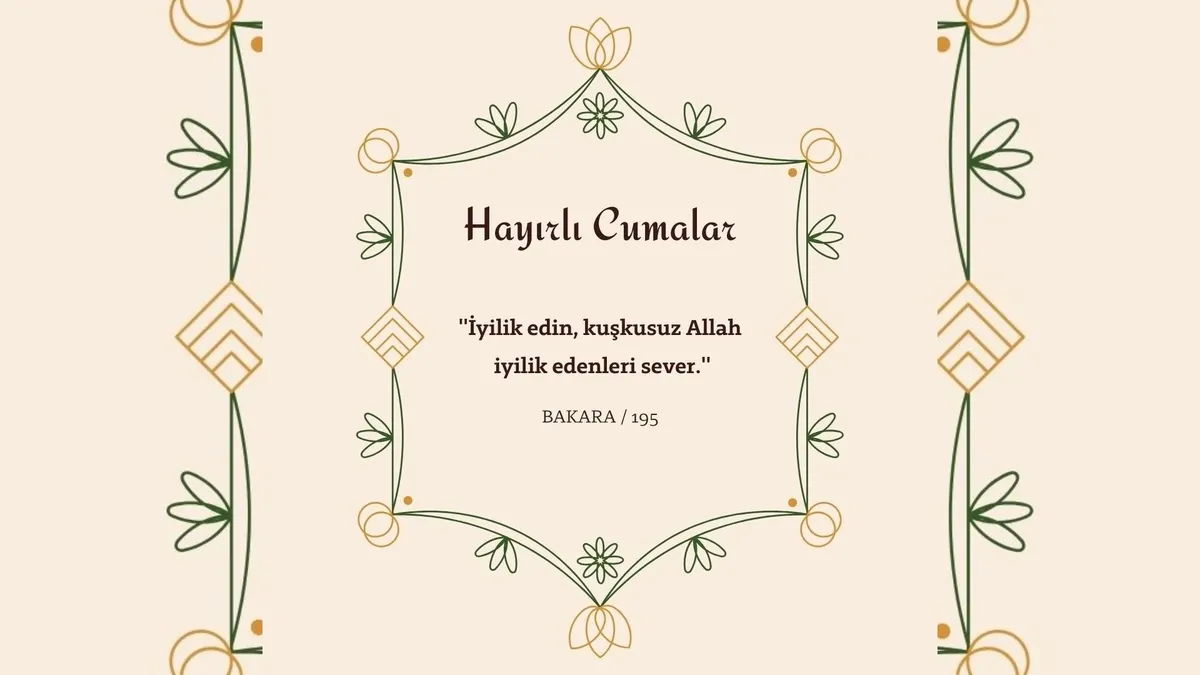 RESİMLİ CUMA MESAJLARI 2025: Hayırlı Cumalar! Anlamlı, kısa, dualı, resimli, ayetli, hadisli Cuma mesajları