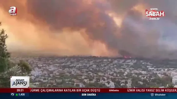 Yunanistan’daki yangın kontrol altına alınamıyor! “Şimdiye kadar görülmemiş bir kabus” | Video