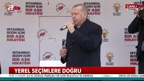 Cumhurbaşkanı Erdoğan, İstanbul Pendik'te vatandaşlara hitap etti (29 Mart Cuma 2019)