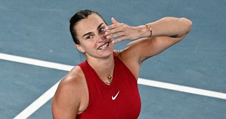 Avustralya Açık’ta ilk finalist Aryna Sabalenka oldu