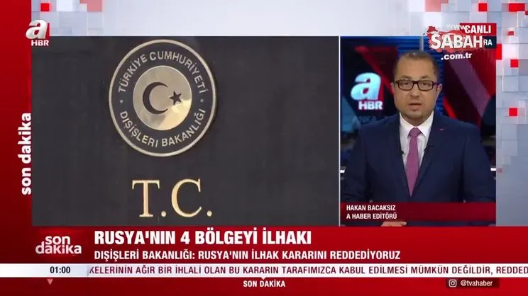 Dışişleri Bakanlığı: Rusya’nın ilhak kararını reddediyoruz | Video