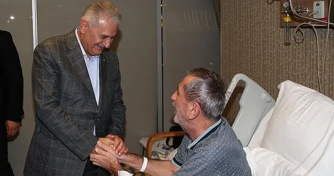 Başbakan Yıldırım’dan hastane ziyareti