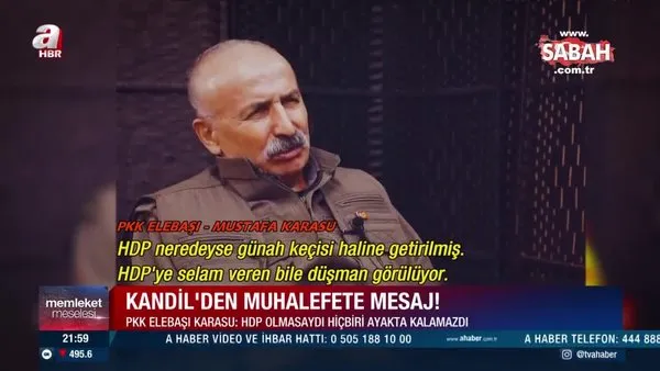 Terör örgütü PKK elebaşı Mustafa Karasu’dan sokak çağrısı | Video