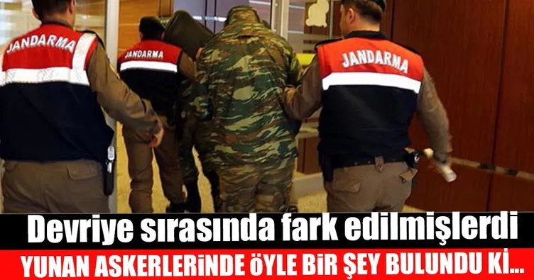 Son Dakika: Edirne’de sınırı geçen Yunan askerlerinden askeri kroki çıktı!