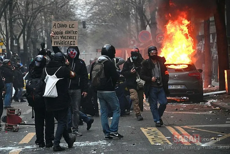 Fransa yeniden yangın yerine döndü.. Şiddet olayları birbirini izliyor!