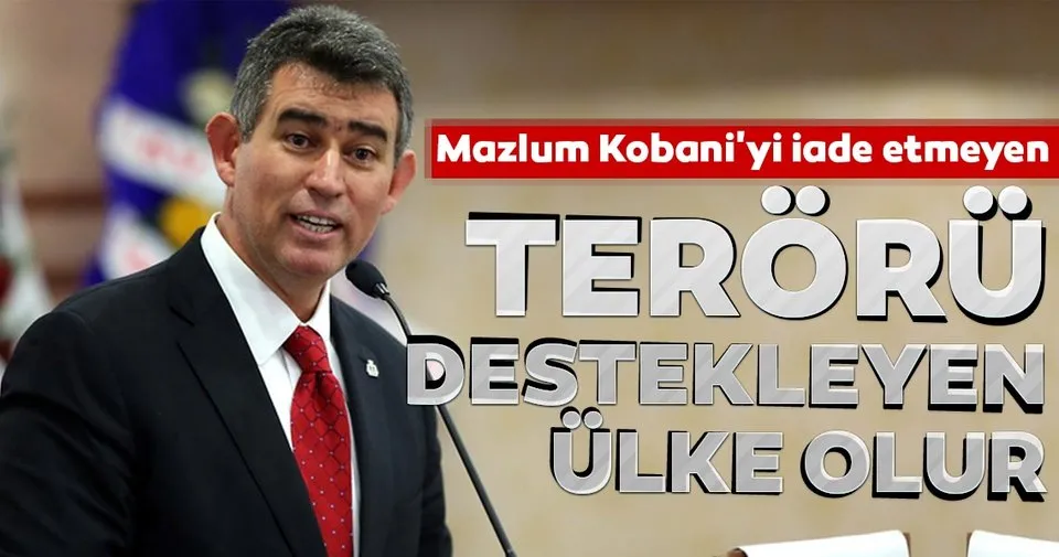 TBB Başkanı Metin Feyzioğlu: Mazlum Kobani'yi iade etmeyen terörü destekleyen ülke olur