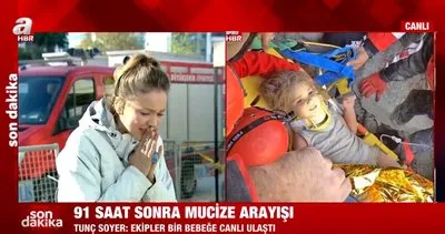 Son dakika! Türkiye’yi gözyaşlarına boğan anlar! İzmir’de deprem enkazından Ayda Gezgin’i kurtaran kahramanlar canlı yayında | Video