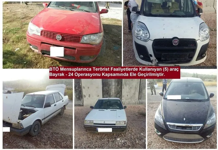 Lice’deki terör operasyonunda araçlar imha edildi