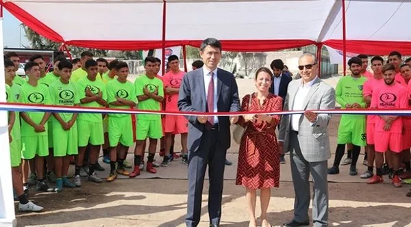 Şilili Filistinlilerin takımı Palestino'ya Türkiye'den destek