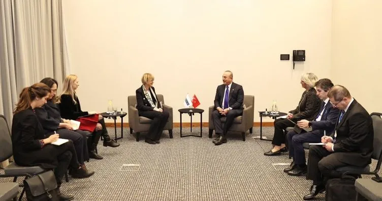 Bakan Çavuşoğlu, AGİT Genel Sekreteri Schmid ile görüştü