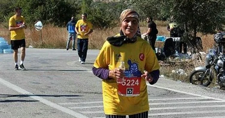 Makbule Kababıyık 80 yaşında maratondan maratona koşuyor