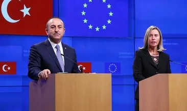 Çavuşoğlu ile Mogherini Doğu Akdeniz’i görüştü