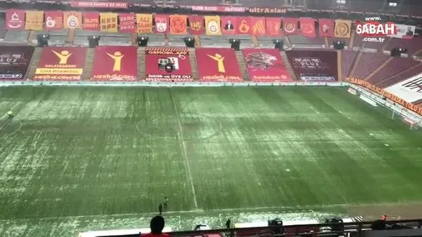 Galatasaray Kasımpaşa maçı oynanacak mı? İşte Türk Telekom Stadyumu'nun şu andaki durumu | Video