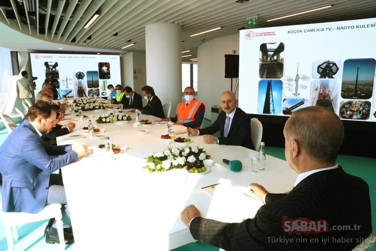 İstanbul’un sembollerinden biri olacak! Başkan Erdoğan Çamlıca Kulesi’ni yerinde inceledi
