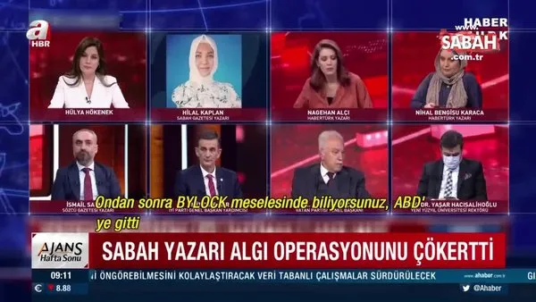 Habertürk'ten Sabah Gazetesi Yazarı Hilal Kaplan'a canlı yayında skandal sansür | Video