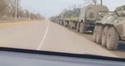 Son dakika: Rusya Ukrayna savaşında 2. gün! Kiev’e yoğun sevkiyat! Rus konvoyunun sonu görünmüyor