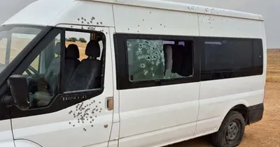 Park halindeki minibüs kurşun yağmuruna tutuldu #sanliurfa