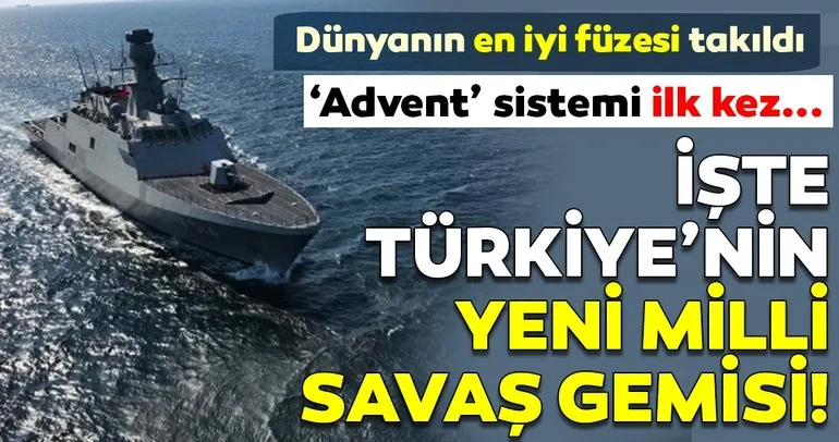 Milli savaş gemisi TCG Kınalıada F-514 suya indi! İşte Türkiye’nin yeni milli savaş gemisi...