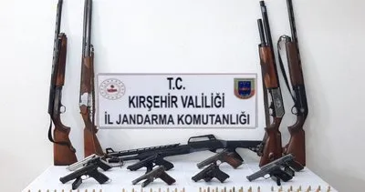 Kırşehir’de Jandarmadan silah kaçakçılarına operasyon