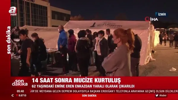 İzmir'de deprem sonrasında halk çadırlarda sabahladı | Video