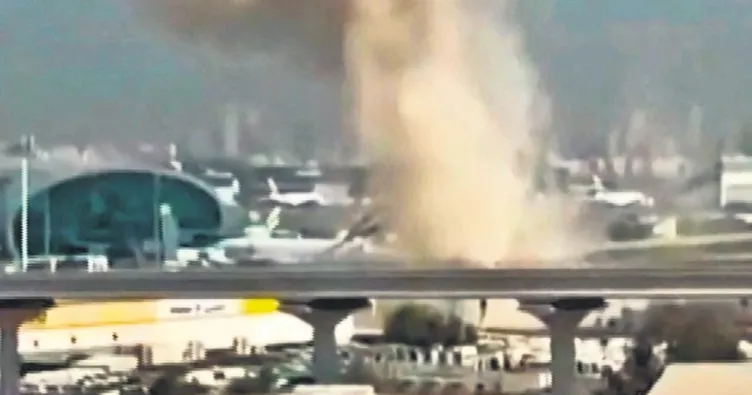 Turizmin kalbi Dubai’de havalimanı İHA’yla vuruldu