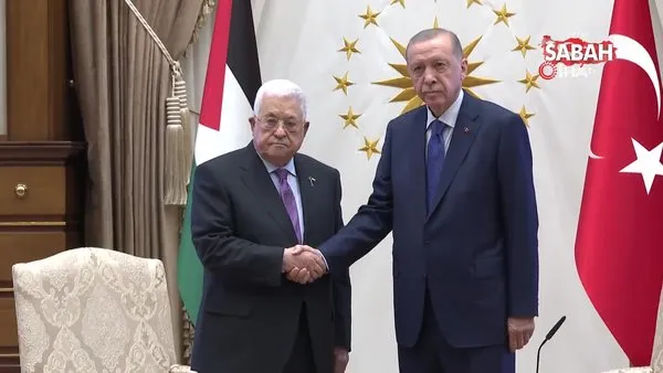 Cumhurbaşkanı Erdoğan Filistin Devlet Başkanı Mahmud Abbas ve Hamas Lideri İsmail Haniyye'yi kabul etti | Video