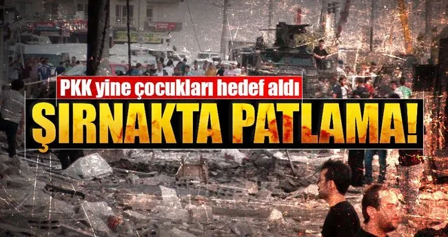 Şırnak’ta patlama: 2 çocuk öldü, 4 çocuk yaralı