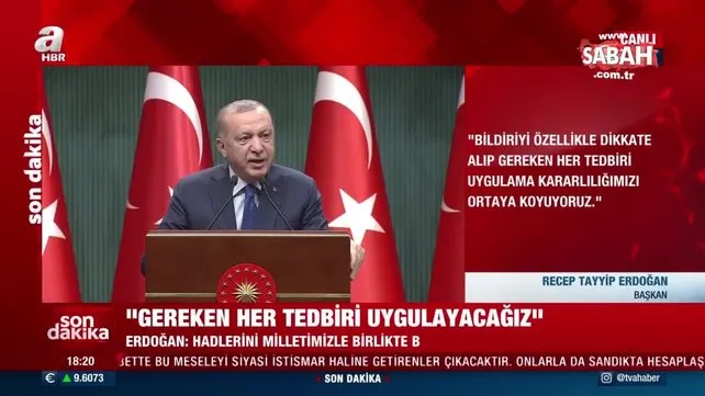 SON DAKİKA: Başkan Erdoğan'dan amirallerin skandal bildirisine sert tepki: Destek bildirisi yayınladıklarını görmedik | Video