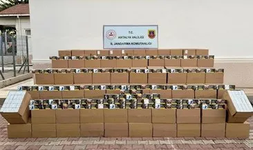 Antalya'da 5 milyon makaron ele geçirildi #antalya