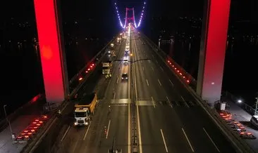 Fatih Sultan Mehmet Köprüsü’ndeki asfalt bakım çalışması sona erdi #edirne