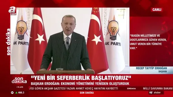 Cumhurbaşkanı Erdoğan Ahmet Kekeç'e rahmet diledi 