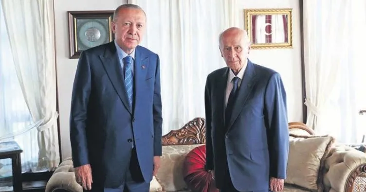 Başkan Erdoğan, MHP Lideri Bahçeli’yi evinde ziyaret etti