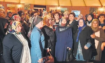 Hülya Koçyiğit’ten Erzurumlu kadınlara destek