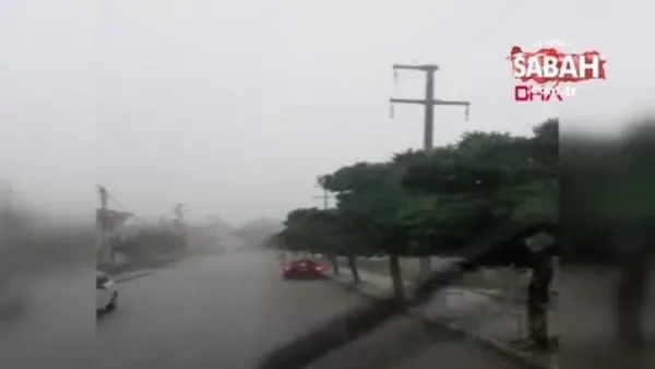 Silivri'de dolu yağışı | Video