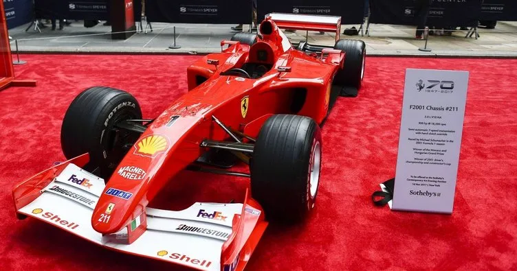 Schumacher’in aracı rekor fiyata satıldı