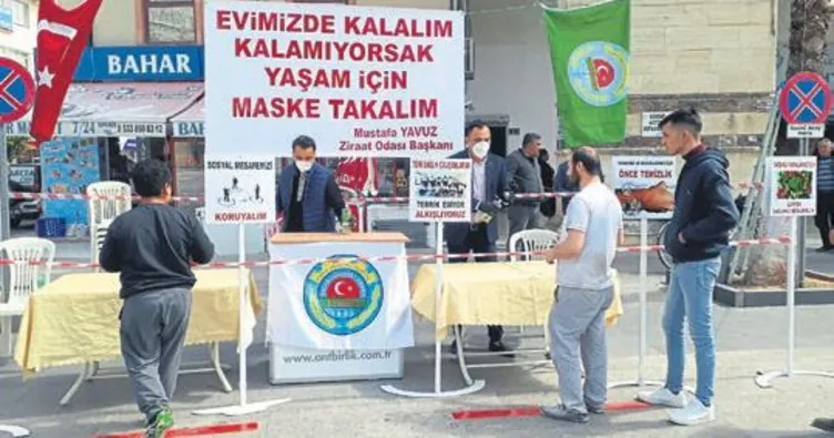 ANTBİRLİK’ten 50 bin adet maske