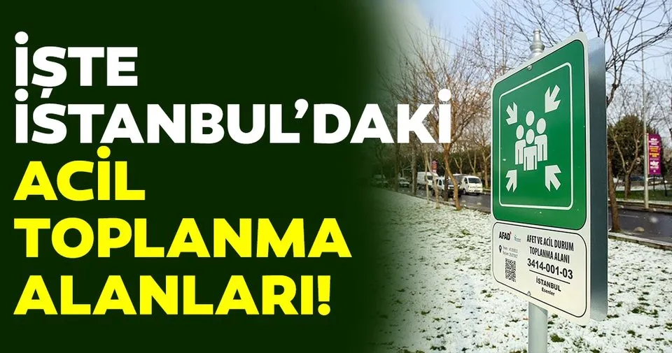 Istanbul Daki Acil Toplanma Alanlari Nerede Iste Deprem Anlarinda Mahallenizdeki Acil Toplanma Alanlari Dunya Haberleri