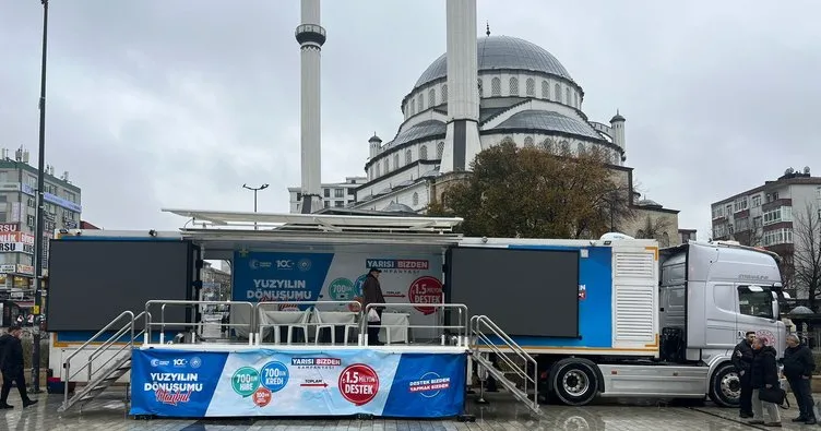 Yüzyılın Dönüşümü İstanbul için bilgilendirme tırları yollarda! İlçe ilçe gezecek